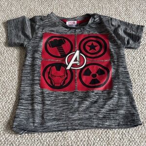 Marvel Avengers Gray and Red Iconic T-Shirt